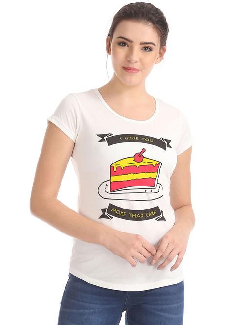 round neck printed regular tee - 18358148 - Very Small Image - 1