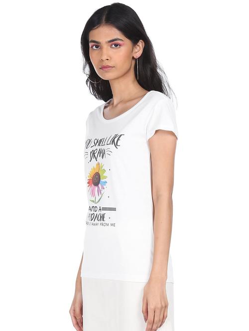 round neck graphic tee - 18358341 - Very Small Image - 1