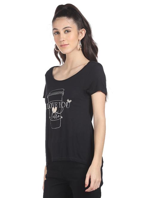 round neck graphic t-shirt - 18358426 - Very Small Image - 1