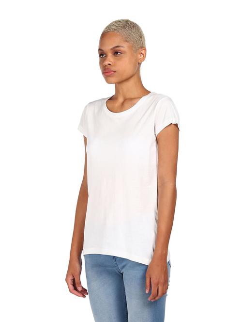 round neck solid tee - 18358481 - Very Small Image - 1