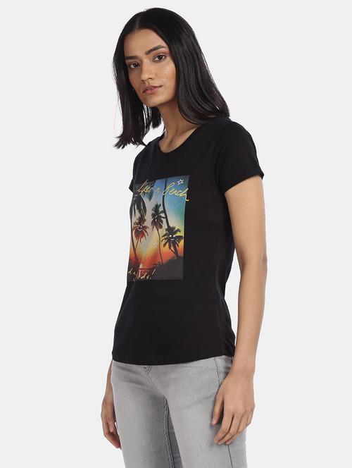 round neck graphic tee - 18358491 - Very Small Image - 1