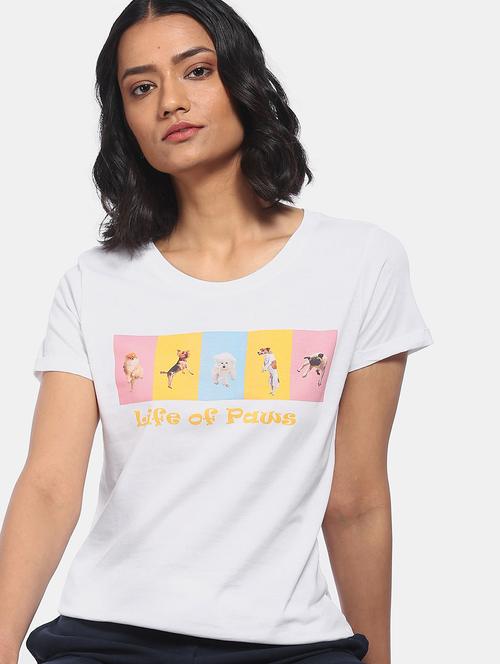 round neck graphic tee - 18358506 - Very Small Image - 1