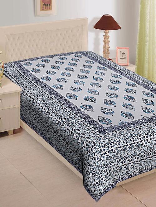 texstylehome pure cotton abstract jaipuri print single bedsheet - 18358755 - Very Small Image - 1