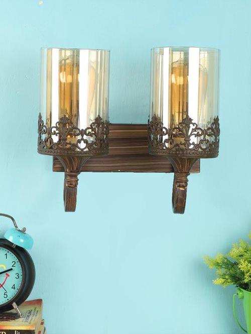 lavish brown iron wall lights - 18358845 - Very Small Image - 1