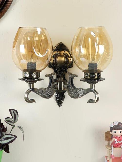 ubiquitous antique brass aluminium wall light - 18358885 - Very Small Image - 1