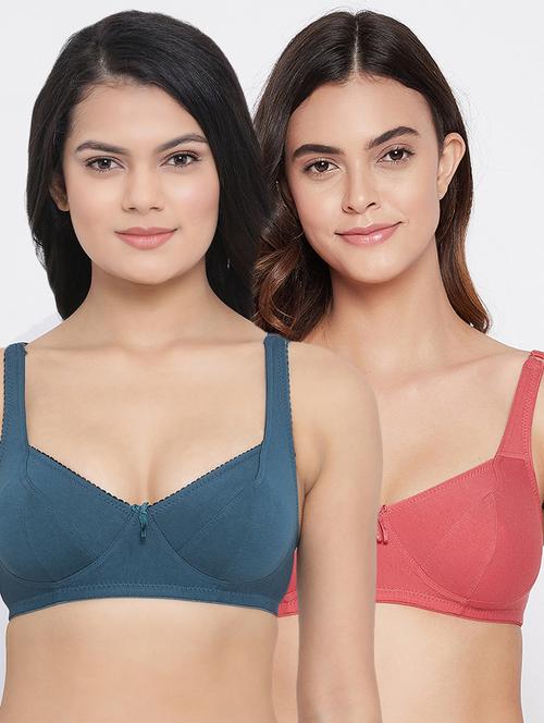 pack of 2 solid t-shirt bra - 18358979 - Very Small Image - 1