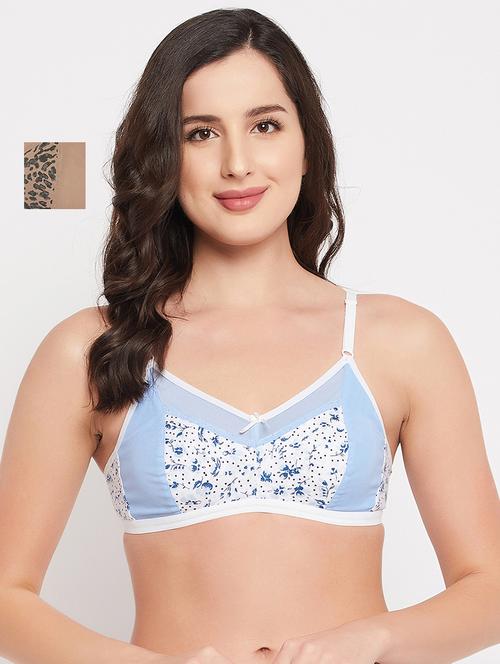 pack of 2 printed t-shirt bra - 18358985 - Very Small Image - 1