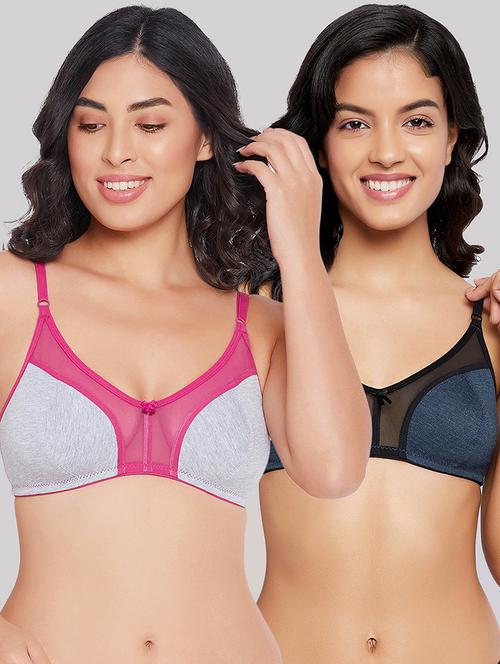 pack of 2 solid t-shirt bra - 18358986 - Very Small Image - 1