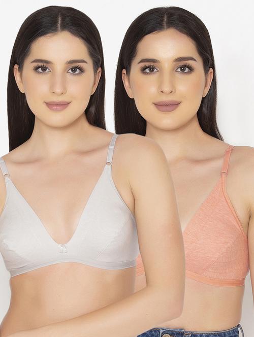 pack of 2 non padded plunge bra - 18359001 - Very Small Image - 1