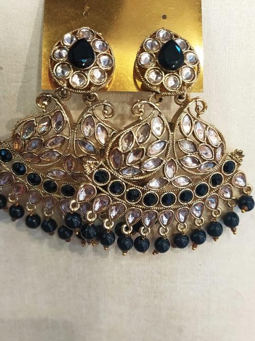 party wear earring set - 18359216 - Very Small Image - 1
