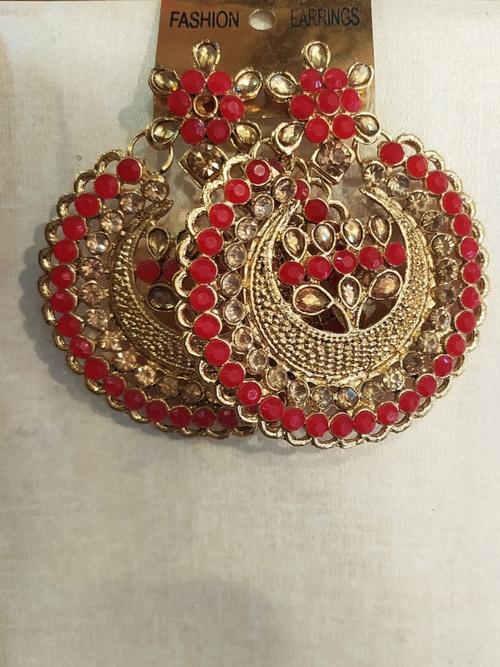 party wear earring set - 18359221 - Very Small Image - 1