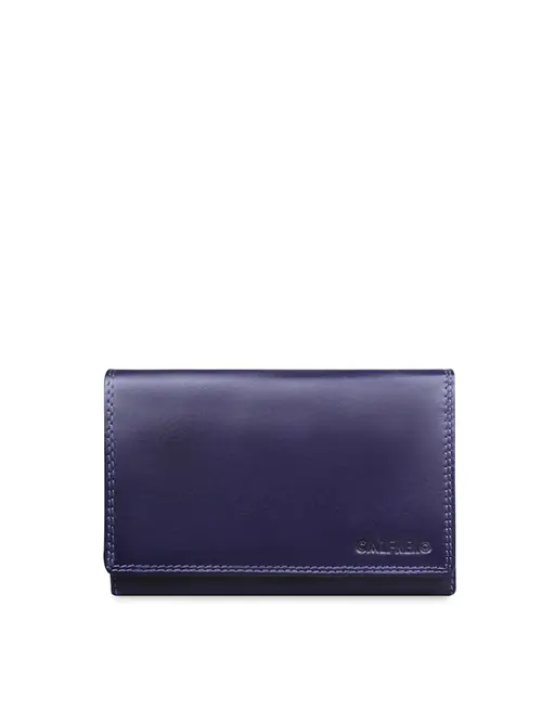 ladies leather wallet purple color - 18359454 - Very Small Image - 1