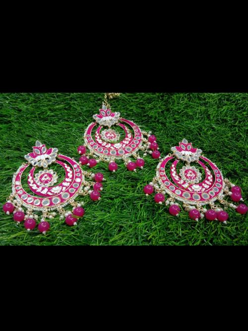 exclusive maang teeka set fancy party - 18359455 - Very Small Image - 1