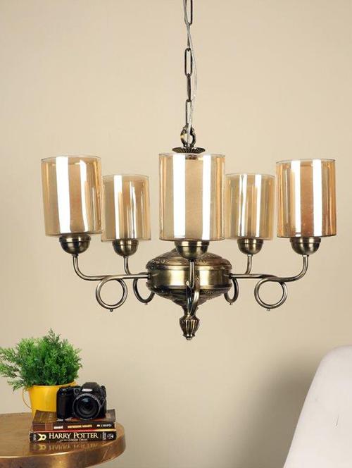 collective antique brass aluminium chandeliers - bulb not included - 18359650 - Very Small Image - 1