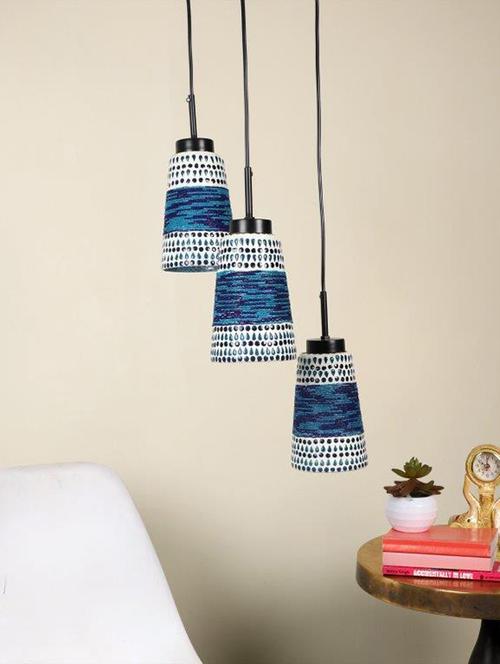 ideal black iron cluster hanging - bulb not included - 18359675 - Very Small Image - 1