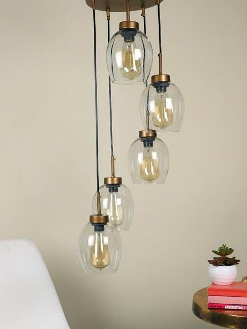 scarlet brown iron cluster hanging - bulb not included - 18359678 - Very Small Image - 1