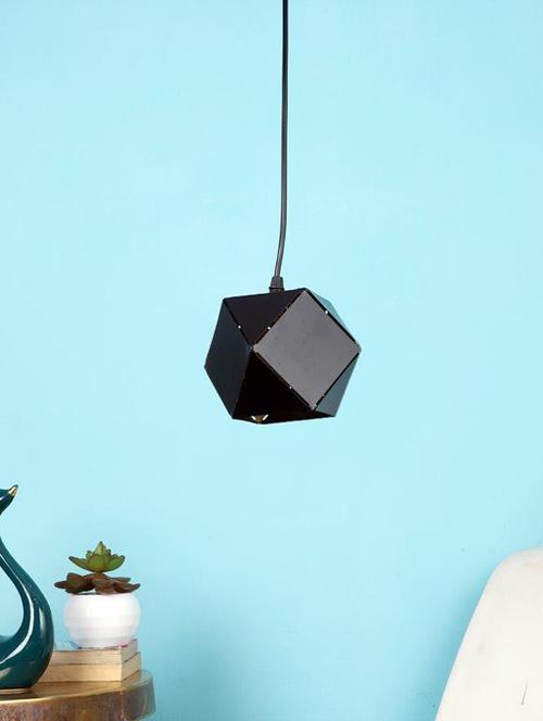 intermitten black iron hanging light - inbuit led - 18359688 - Very Small Image - 1