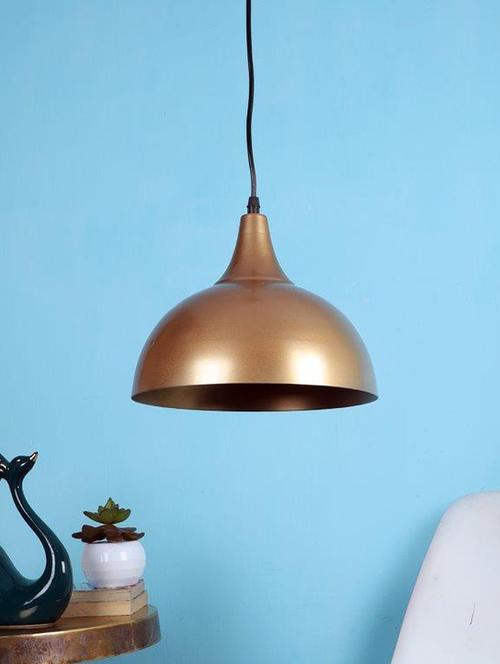 overheaded gold iron hanging light - bulb not included - 18359697 - Very Small Image - 1