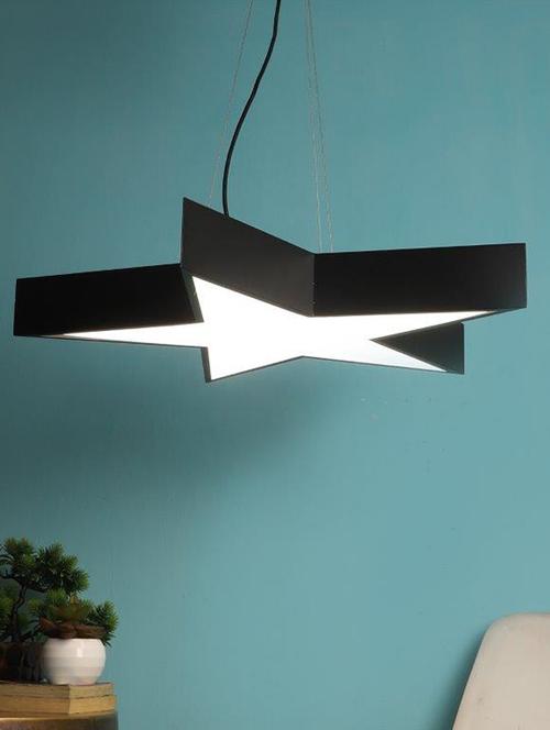 vantage black iron hanging light - inbuit led - 18359702 - Very Small Image - 1