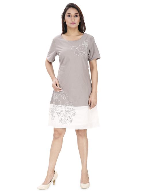 women's shift polka dots dress - 18360022 - Very Small Image - 1