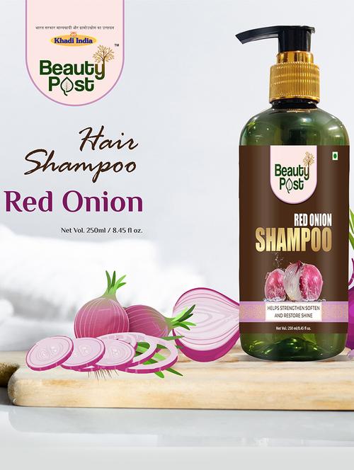 herbal shampoo red onion with pump ( premium quality ) - 18360042 - Very Small Image - 1
