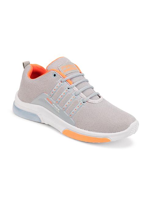 grey lace up sport shoes - 18360713 - Very Small Image - 1