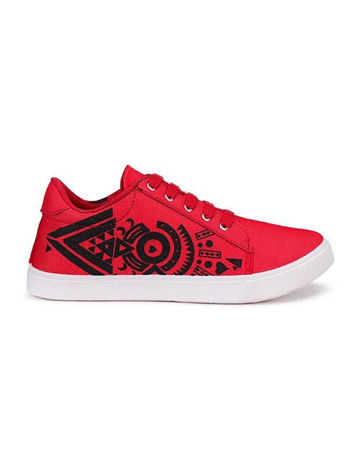 red lace up shoes - 18360731 - Very Small Image - 1