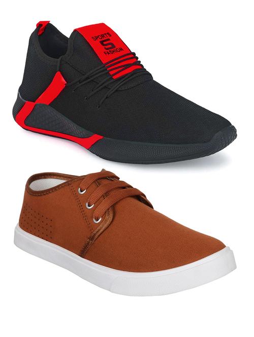 pack of 2 lace-up sneaker and sport shoe - 18361118 - Very Small Image - 1