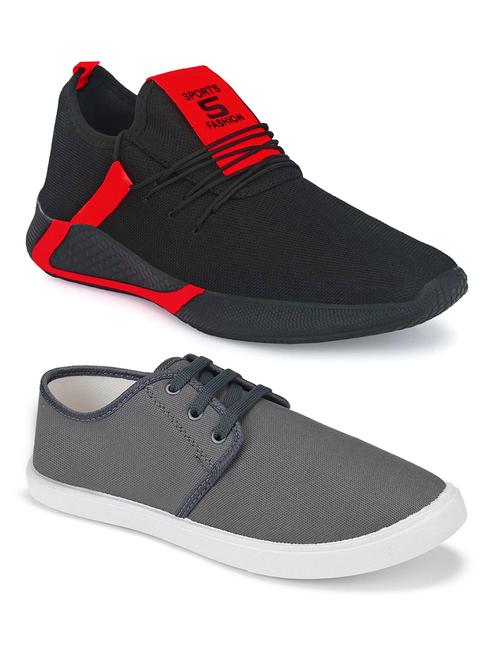 pack of 2 lace-up sneaker and sport shoe - 18361122 - Very Small Image - 1