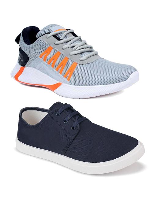 pack of 2 lace-up sneaker and sport shoe - 18361127 - Very Small Image - 1