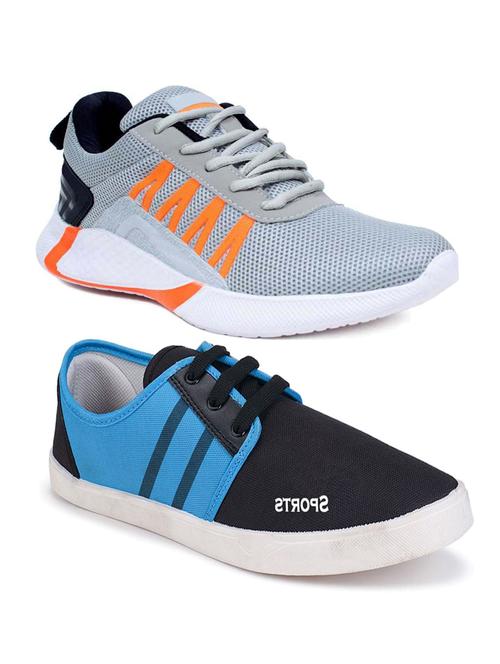 pack of 2 lace-up sneaker and sport shoe - 18361130 - Very Small Image - 1