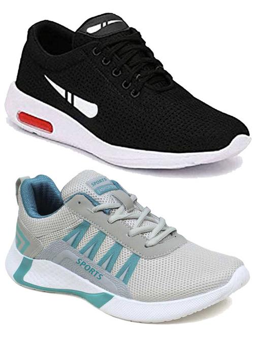pack of 2 multi colored lace up sport shoe - 18361227 - Very Small Image - 1