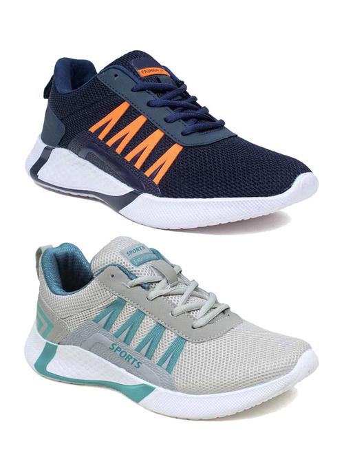 pack of 2 multi colored lace up sport shoe - 18361246 - Very Small Image - 1