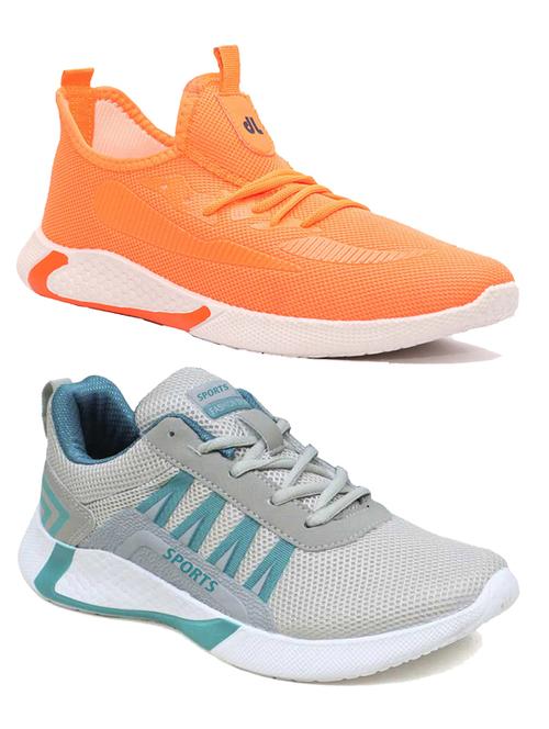 pack of 2 multi colored lace up sport shoe - 18361254 - Very Small Image - 1