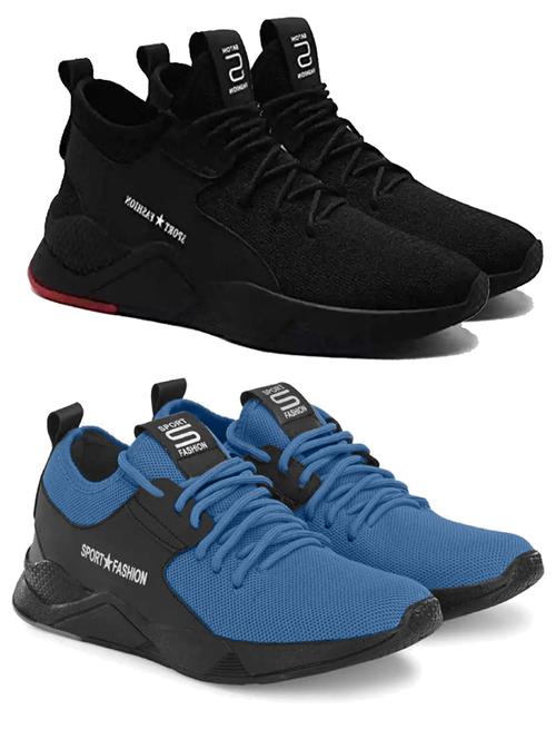 pack of 2 multi colored lace up sport shoe - 18361264 - Very Small Image - 1