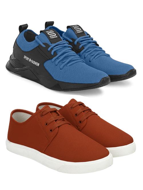 pack of 2 lace-up sneaker and sport shoe - 18361269 - Very Small Image - 1