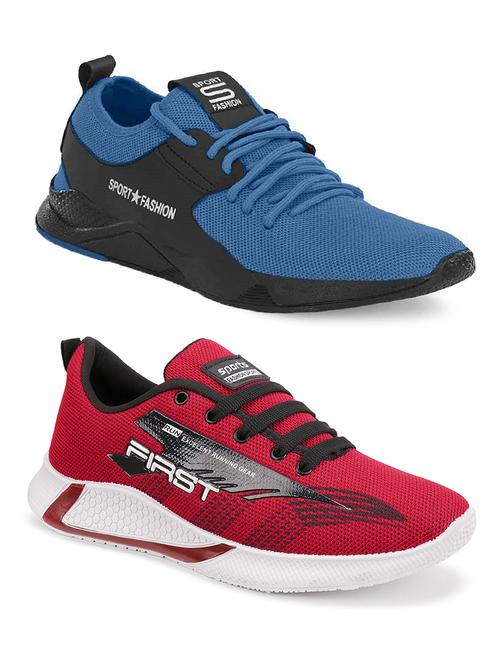 men pack of 2 lace up sport shoes - 18361404 - Very Small Image - 1