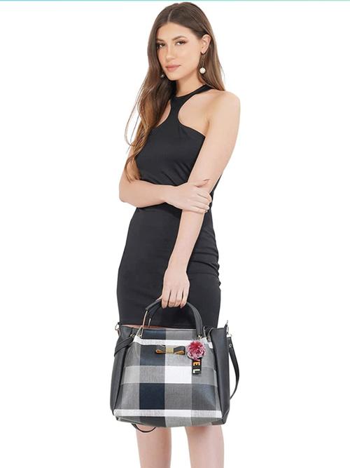 handbag shoulder multi-check designer bag with - 18362197 - Very Small Image - 1