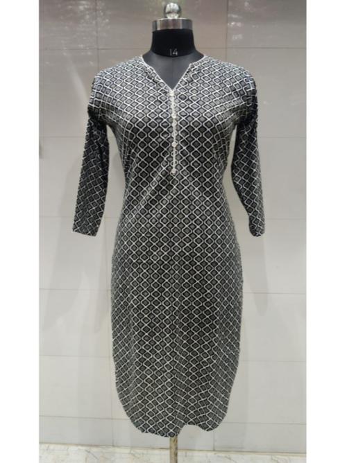 cotton long kurti - 18362935 - Very Small Image - 1