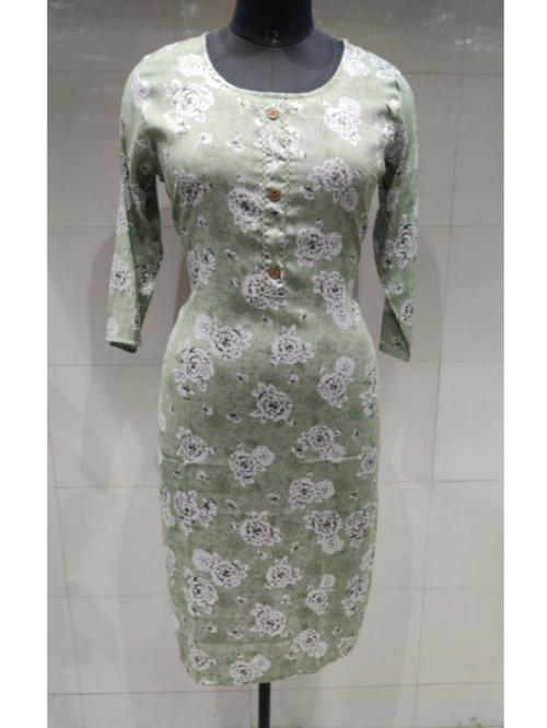cotton long kurti - 18362937 - Very Small Image - 1