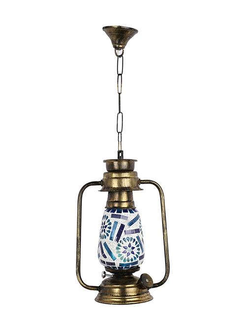 somil antique pendant hanging lantern lamp light with colorful glass perfect match of trading and traditional - 18363892 - Very Small Image - 1