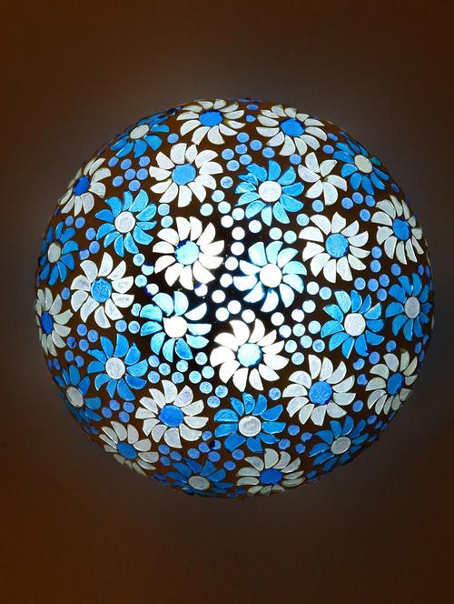 somil multicolor ceiling lamp decorative with colourful chips & beads design_66 - 18364213 - Very Small Image - 1