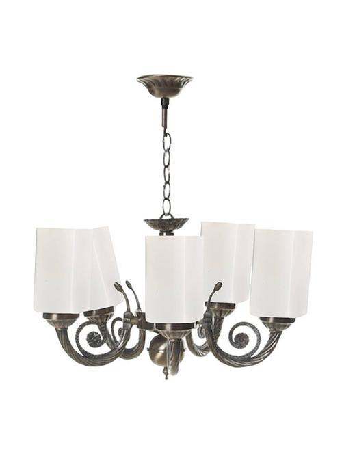 somil chandeliers of 5 colorful decorative glass shade in metal for roya bright lighting decoration-cx22 - 18364242 - Very Small Image - 1