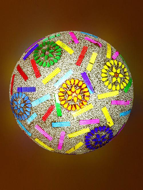 somil multicolor ceiling lamp decorative with colourful chips & beads design_0098768 - 18364247 - Very Small Image - 1