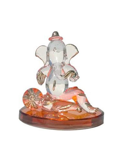 somil crystal holy ganesha with decorative showpiece - 18364327 - Very Small Image - 1