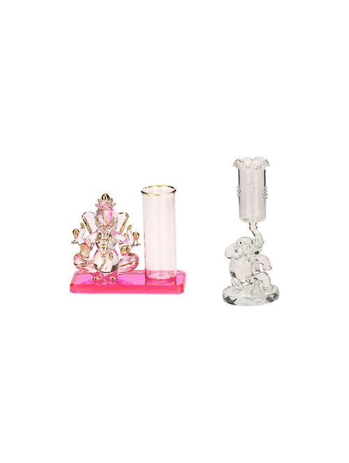 somil dual face intellectual ganesha & chota appu with pen stand combo - 18364536 - Very Small Image - 1