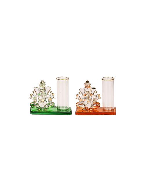 somil dual face intellectual ganesha with pen stand combo - 18364546 - Very Small Image - 1