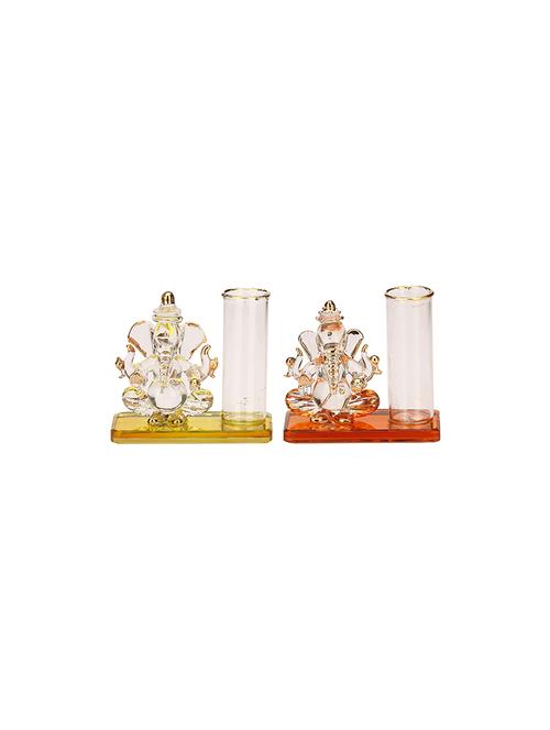 somil dual face intellectual ganesha with pen stand combo - 18364548 - Very Small Image - 1