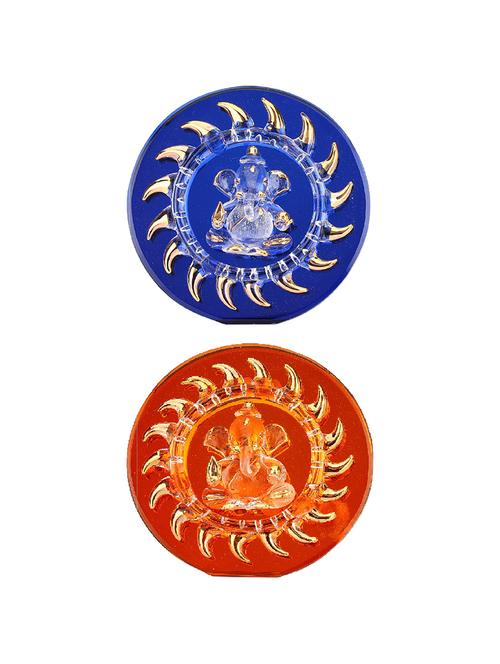 somil colorful combo blessing ganesha for table top & wall hanging-c7 - 18364658 - Very Small Image - 1