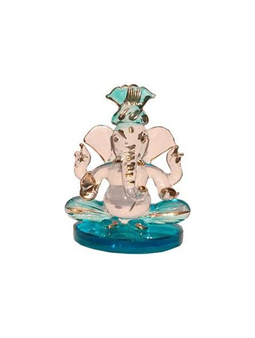 somil crystal holy ganesha with decorative showpiece - 18364700 - Very Small Image - 1